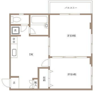 東京都練馬区豊玉上２丁目 賃貸マンション 2DK