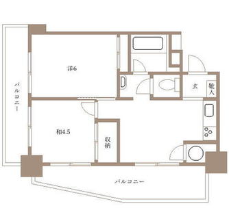 東京都練馬区中村北１丁目 賃貸マンション 2DK