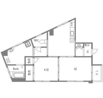 東京都文京区白山１丁目 賃貸マンション 2DK