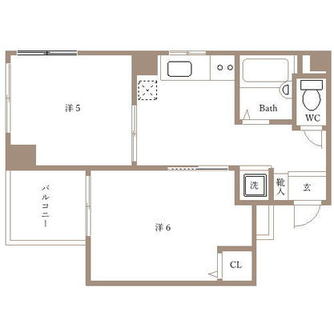 東京都文京区小石川２丁目 賃貸マンション 2K