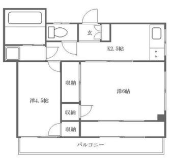 東京都板橋区大谷口北町 賃貸マンション 2K