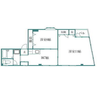 東京都板橋区中板橋 賃貸マンション 2DK