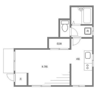 東京都北区滝野川１丁目 賃貸マンション 1R