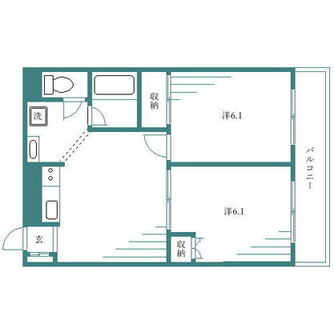 東京都板橋区小茂根４丁目 賃貸マンション 2DK