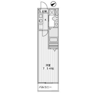 東京都品川区上大崎１丁目 賃貸アパート 1K