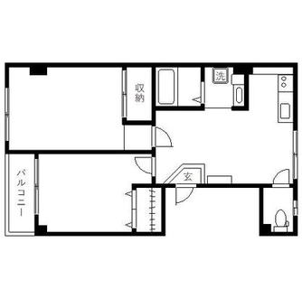 東京都北区滝野川１丁目 賃貸マンション 2LDK