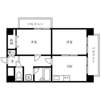 東京都台東区根岸２丁目 賃貸マンション 2DK