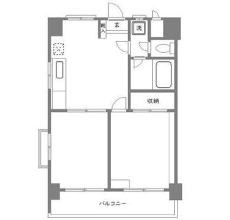 東京都豊島区巣鴨１丁目 賃貸マンション 2DK