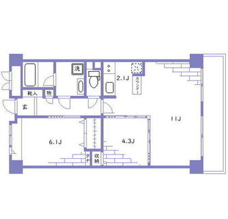 東京都豊島区北大塚２丁目 賃貸マンション 2LDK