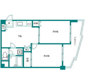 東京都北区中里２丁目 賃貸マンション 2DK