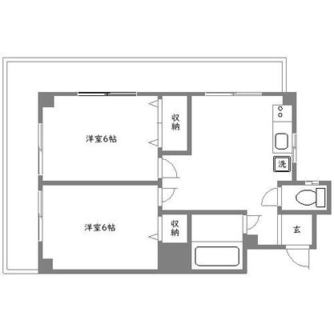 東京都北区西ヶ原１丁目 賃貸マンション 2DK
