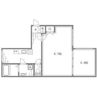 東京都板橋区大和町 賃貸マンション 2K