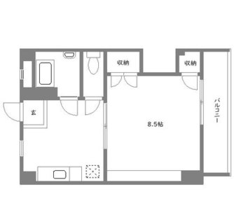 東京都新宿区下落合２丁目 賃貸マンション 1DK