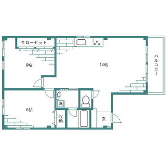 東京都文京区白山１丁目 賃貸マンション 2LDK