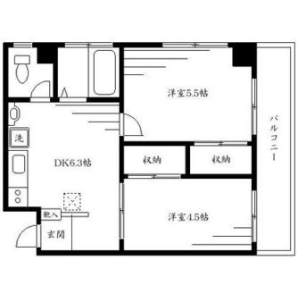 東京都北区田端４丁目 賃貸マンション 2DK