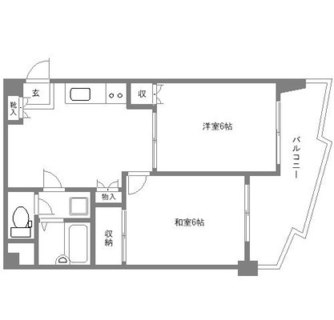 東京都北区中里２丁目 賃貸マンション 2DK