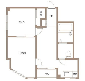 東京都北区西ヶ原１丁目 賃貸マンション 2DK