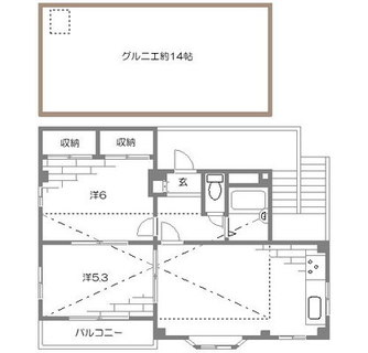 東京都文京区小石川５丁目 賃貸マンション 2LDK