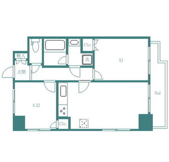 東京都豊島区東池袋５丁目 賃貸マンション 2DK