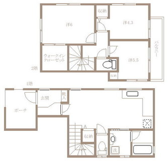 東京都文京区千石１丁目 賃貸一戸建て 2LDK