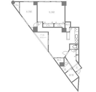 東京都北区滝野川５丁目 賃貸マンション 2LDK