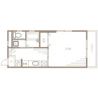 東京都豊島区駒込２丁目 賃貸マンション 1K