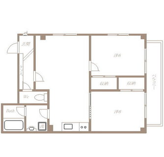 東京都板橋区双葉町 賃貸マンション 2LDK