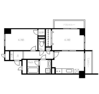 東京都豊島区南大塚３丁目 賃貸マンション 2DK