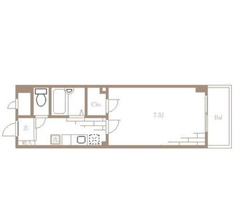 東京都北区田端新町２丁目 賃貸マンション 1K