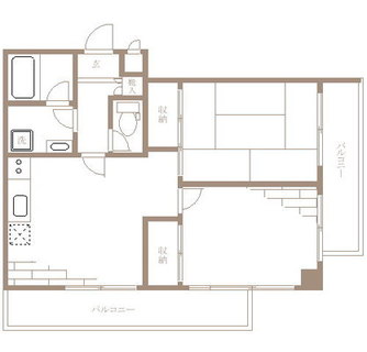 東京都北区田端新町１丁目 賃貸マンション 2DK