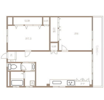 東京都足立区西新井栄町３丁目 賃貸マンション 2LDK