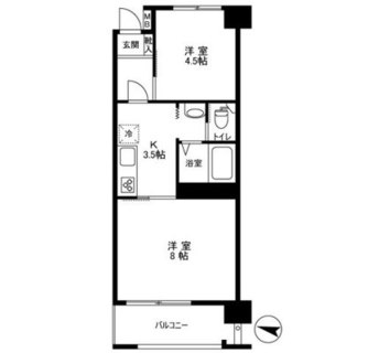 東京都新宿区西落合１丁目 賃貸マンション 2K