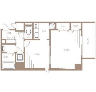東京都北区滝野川７丁目 賃貸マンション 1DK
