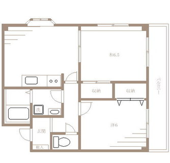 東京都板橋区大山町 賃貸マンション 2DK