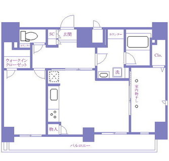東京都板橋区大山東町 賃貸マンション 2LDK
