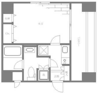 東京都文京区大塚３丁目 賃貸マンション 1K