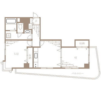 東京都北区田端１丁目 賃貸マンション 2DK