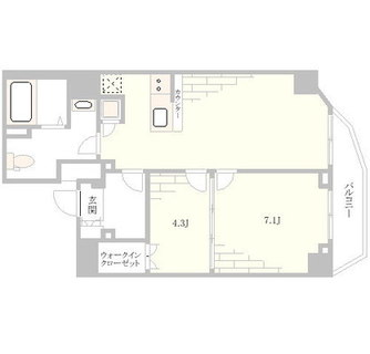 東京都北区滝野川２丁目 賃貸マンション 2DK