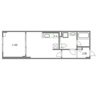 東京都北区中里２丁目 賃貸マンション 1DK