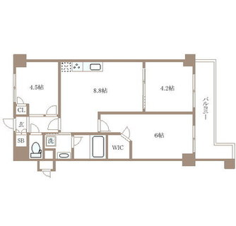 東京都板橋区大原町 賃貸マンション 3DK