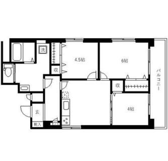 東京都豊島区巣鴨２丁目 賃貸マンション 3DK