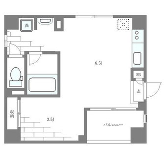 東京都新宿区中落合３丁目 賃貸マンション 1R