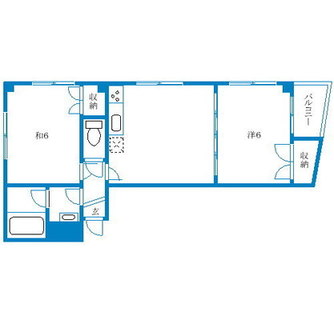 東京都文京区小石川５丁目 賃貸マンション 2DK