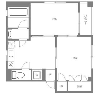 東京都北区滝野川１丁目 賃貸マンション 2DK