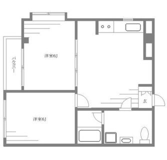 東京都北区滝野川３丁目 賃貸マンション 2DK