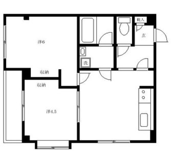 東京都北区滝野川３丁目 賃貸マンション 2DK