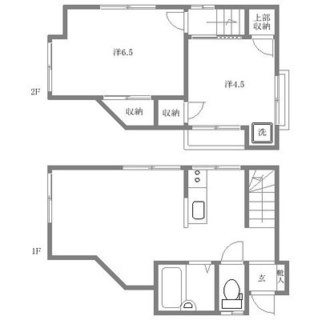 東京都新宿区上落合３丁目 賃貸一戸建て 2LDK