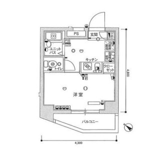 東京都豊島区南大塚１丁目 賃貸マンション 1K