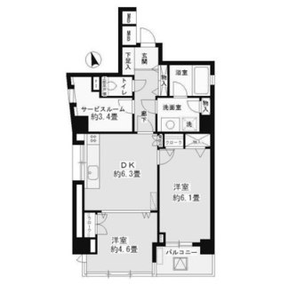東京都文京区春日２丁目 賃貸マンション 2SDK