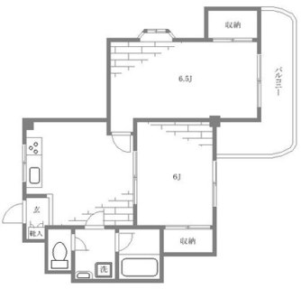 東京都板橋区東新町１丁目 賃貸マンション 2DK